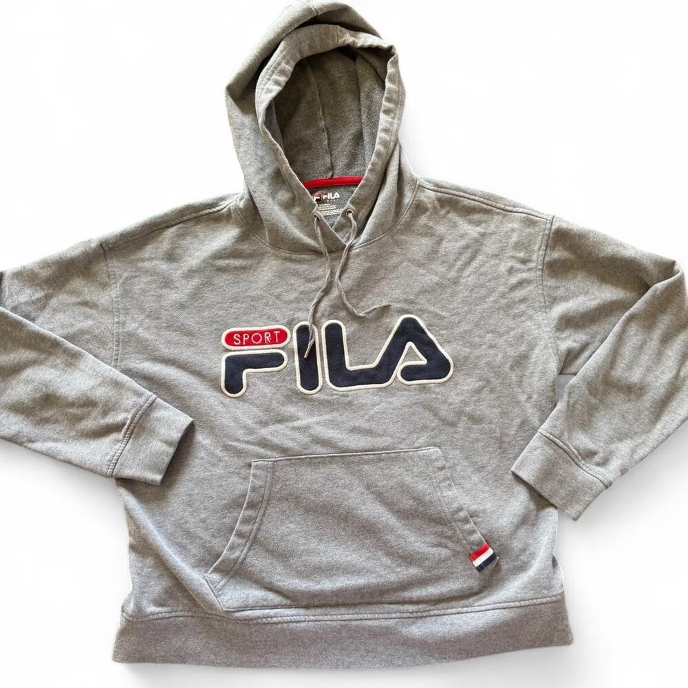 Fila Men's Grey Hoodie